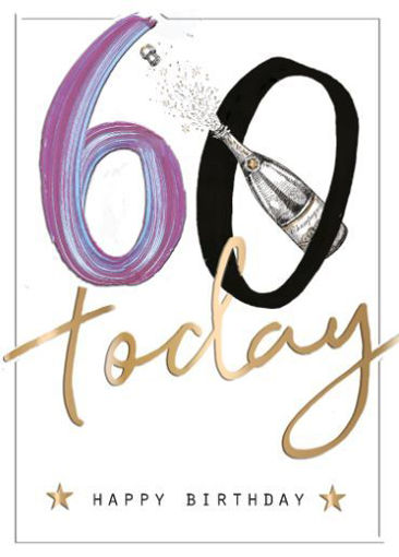 Picture of 60 TODAY BIRTHDAY CARD